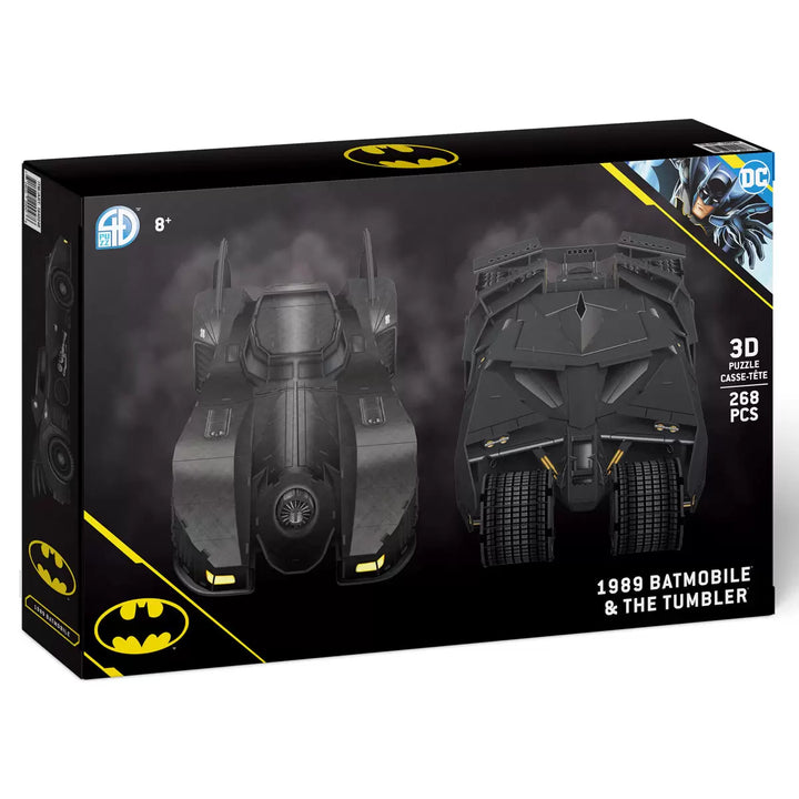 4D Puzz - Batmobile et le Tumbler de Batman 1989