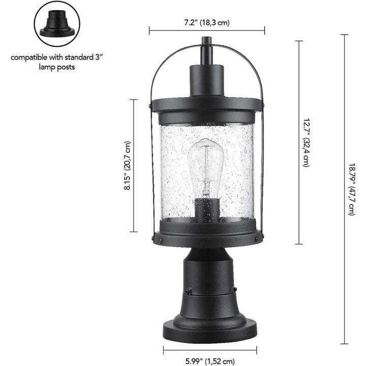 Globe - Luminaire d'extérieur à 1 ampoule - Zeke 44717