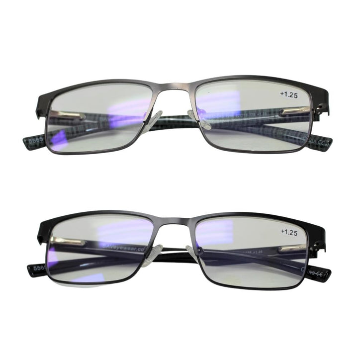 SAVEyewear - Ensemble de 2 lunettes de lecture pour ordinateur - protection contre la lumière bleue nocive