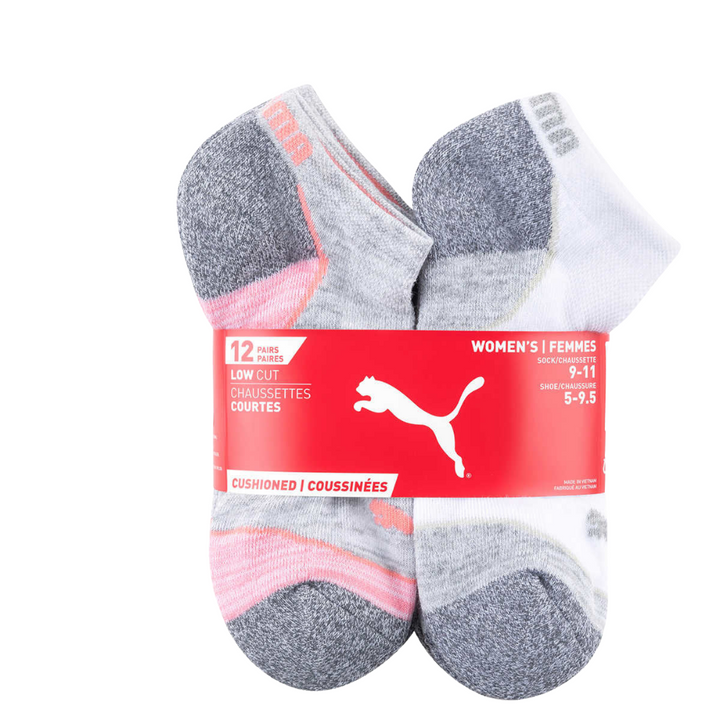 Puma –  Chaussettes sport, paquet de 12 paires