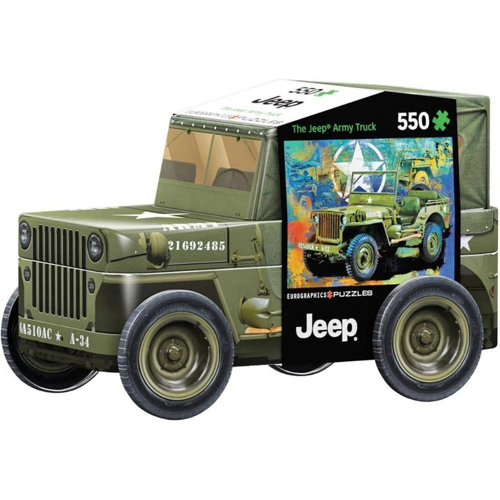Eurographics - Casse-tête en forme de Jeep militaire de  550 pièces