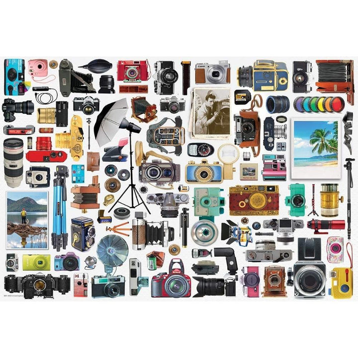 Eurographics - Casse-tête en forme de caméra classique en étain de  550 pièces