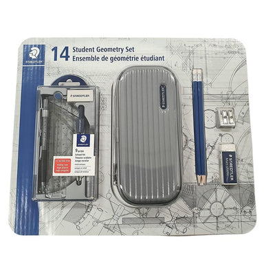 Staedtler - Ensemble 14 pièces pour géométrie