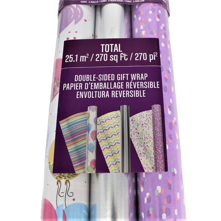 Tom Smith Double-Sided Gift Wrap