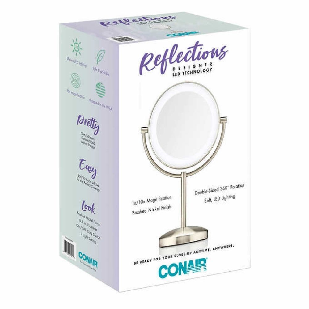 Conair - Miroir éclairé à DEL Réflexions