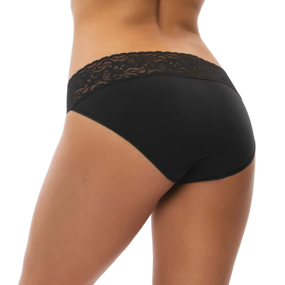 Black Bow - Bikini taille basse