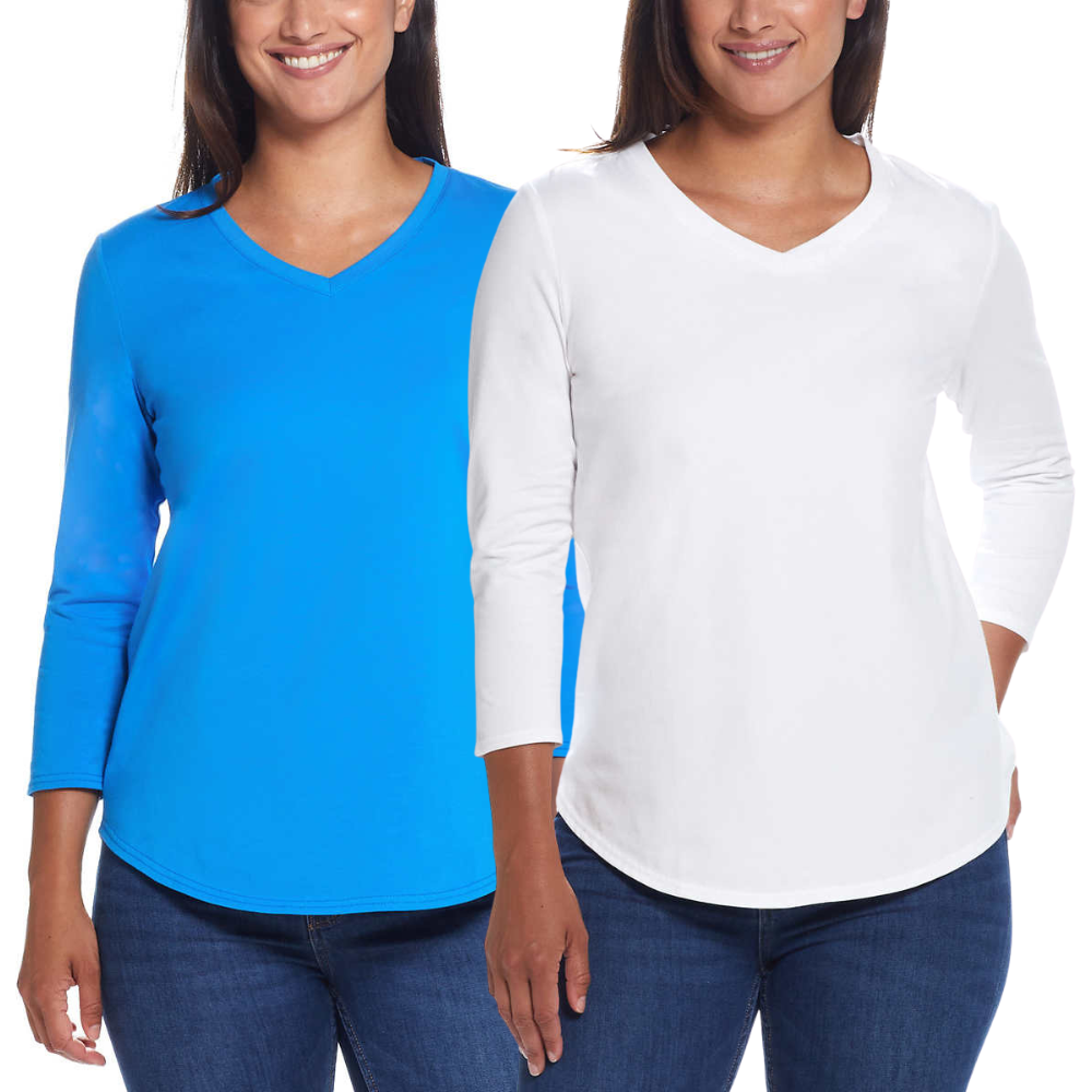 Weatherproof Vintage V-Neck Sweater - 2-Pack