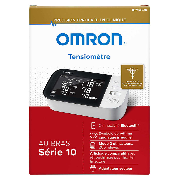 Omron - Tensiomètre avec connectivité Bluetooth - BP-7450