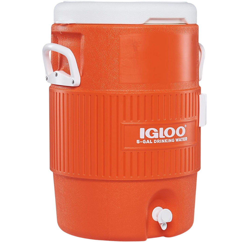 Igloo - Refroidisseur orange de 19 litres avec couvercle de siège (EA)