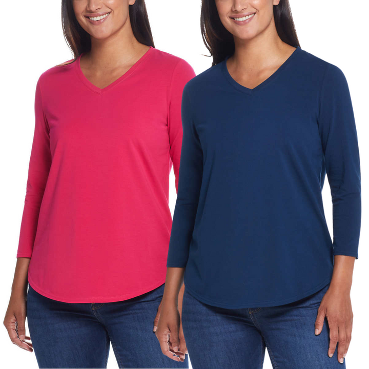 Weatherproof Vintage V-Neck Sweater - 2-Pack