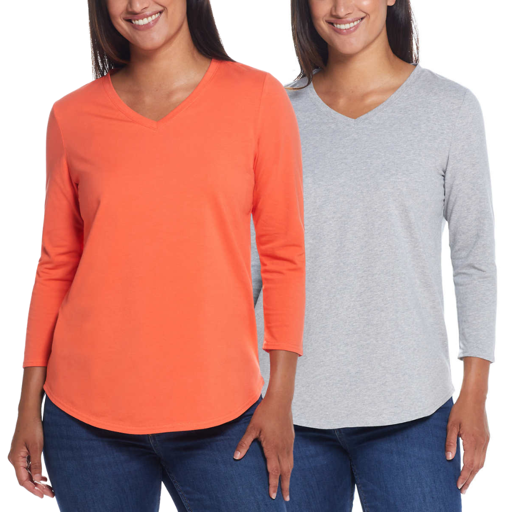 Weatherproof Vintage V-Neck Sweater - 2-Pack