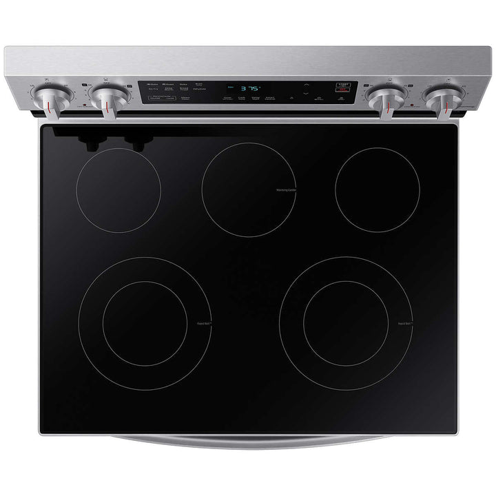 Samsung - Cuisinière de 30 po et de 6,3 pi³ avec friteuse à air intégré