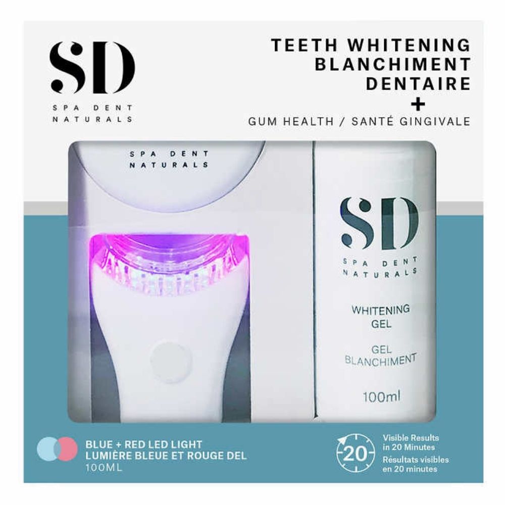 Spa Dent Naturals- Trousse de blanchiment des dents et de soin des gencives