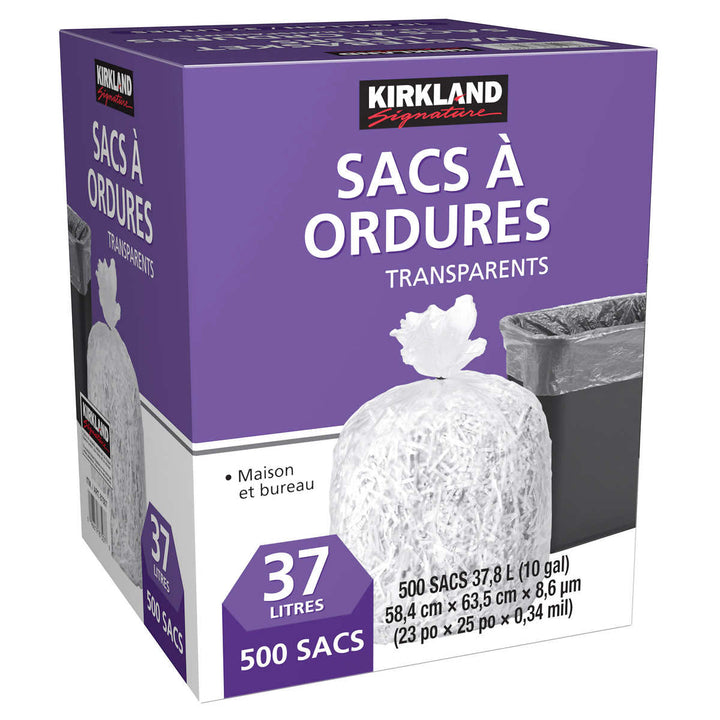 Kirkland Signature - Sacs à ordures 10 gallons