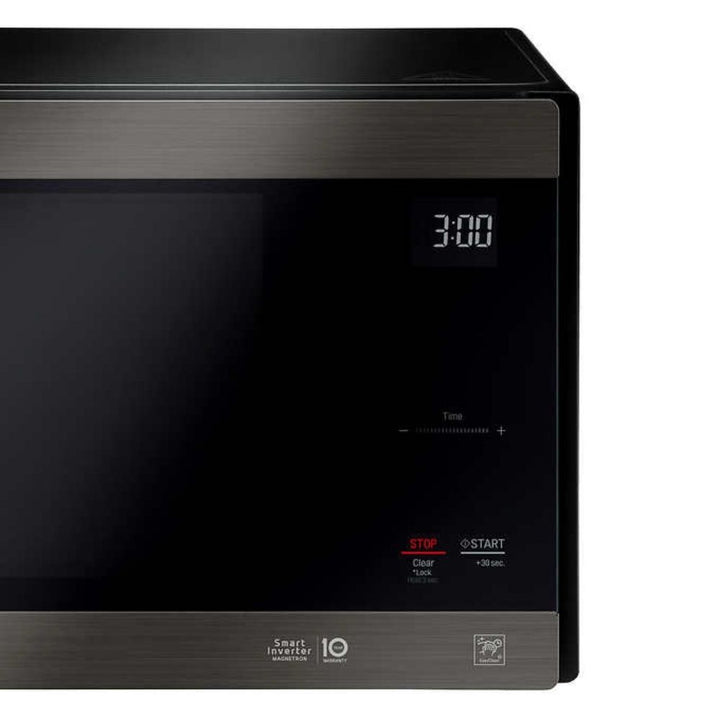 LG - Four à micro-ondes de comptoir NeoChef en acier inoxydable noir - 1200 W