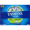 Tampax Pearl - Tampons super absorbants non parfumés, paquet de 96