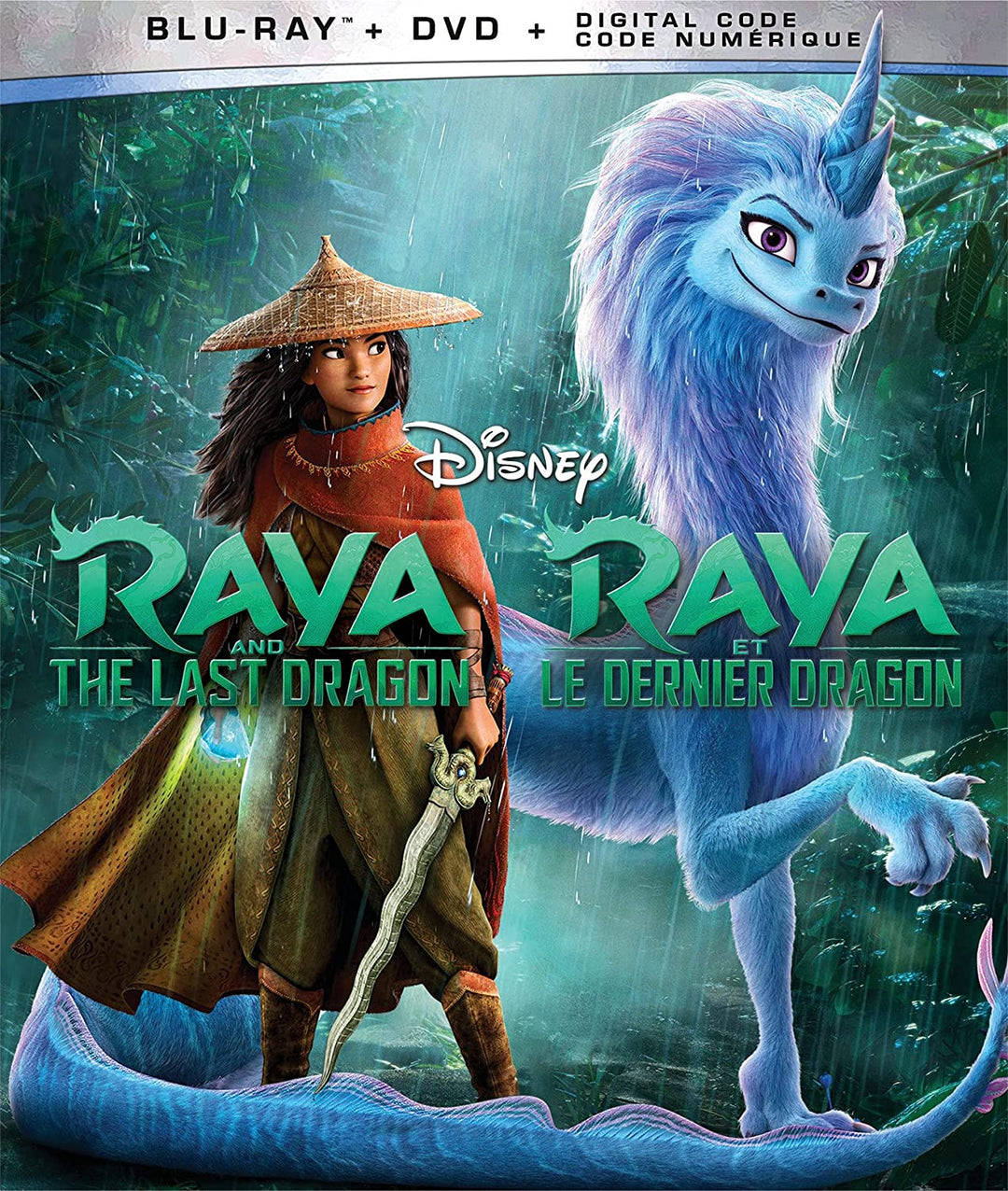 Disney -  Raya et Le dernier Dragon, blu-ray + dvd + code numérique