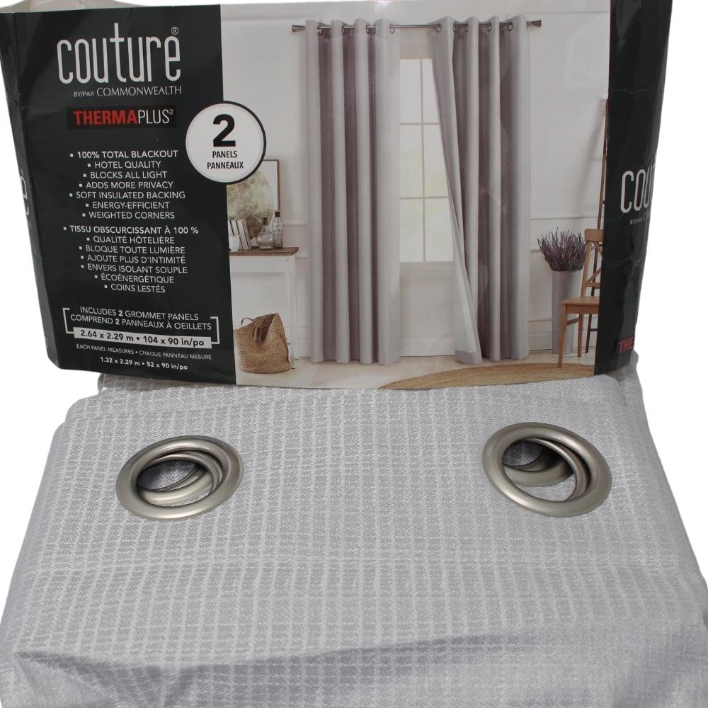 Commonwealth Couture Blackout Grommet Curtain Panels