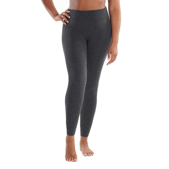 Lemon - Women's Fleece Lined Leggings, 2 Pack